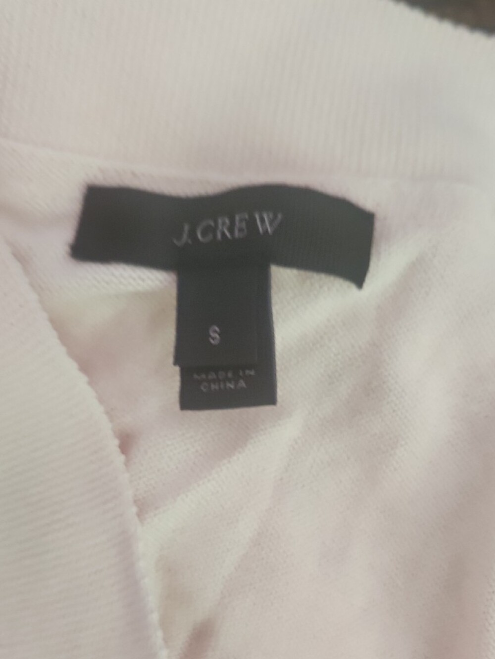 J. Crew Pink Striped V-Neck Cardigan - Picture 3 of 6